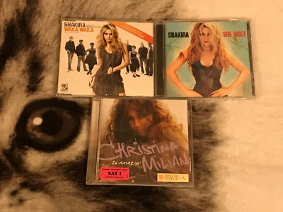 Shakira waka waka Fifa World Cup + She Wolf Christina Milian So Amazin' Konvolut - Bild 1 von 4