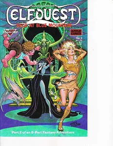 ElfQuest Siege At Blue Mountain #2 Signed APPLE COMICS - Picture 1 of 2