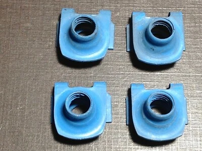 4p NORS 8mm x 1.25 Metric shock absorber mounting nuts clips 1979-1994 GM 371964 - Image 1 of 4