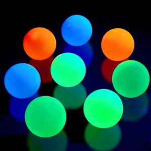 8 Stück Glow in the Dark Klebebälle erhöht leuchtende Stressbälle Relax Cool - Bild 1 von 12