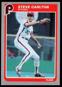 1985 Fleer #246 Steve Carlton Philadelphia Phillies