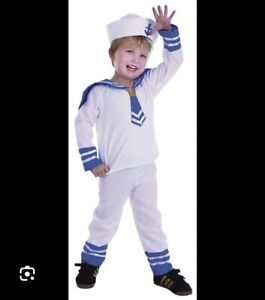 Toddler Sailor Costume Fancy Dress Hat, Shirt And Pants