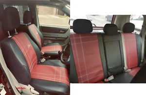 Juego de fundas de asiento a medida de cuero ecológico para ALFA ROMEO GIULIETTA 2010 - en adelante - Imagen 1 de 12