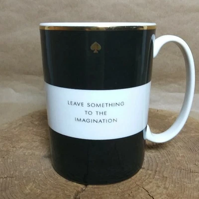 Кружка Kate Spade от Lenox в черную полоску Leave Something To The Imagination - Изображение 1 из 4