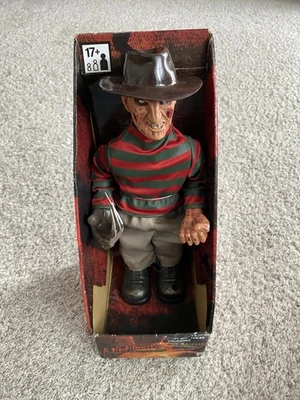 Antigo FREDDY KRUEGER GEMMY FIGURA FALANTE 17+ Novo Na Caixa NOVA LINHA CINEMA Y2K 2011 - Imagem 1 de 4