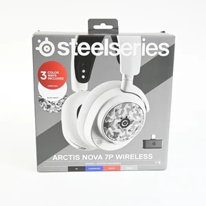 SteelSeries Arctis Nova 7 Wireless and Bluetooth Gaming Headset White - Grade A - Picture 1 of 1