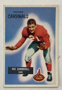 Bowman Football 1955 = #52 Pat Summerall = Cardenales = Novato - Imagen 1 de 4