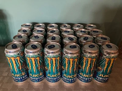 MONSTER Energy + Juice AUSSIE Estilo Limonada Estuche de 24 Sellado 16 oz. latas NUEVAS Foto 1 de 4