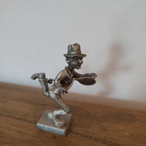 Figura de tenis de golf de colección P. Davis 1977 peltre hombre de negocios - Imagen 1 de 9