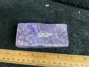 Z~ Charoite ruso cara áspera 260 gramos - Imagen 1 de 6