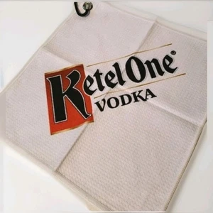 Ketel One Vodka Golf Towel With Clip New Sealed Christmas Gift Stocking Stuffer - Picture 1 of 3