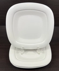 4 Nice Lenox Aspen Ridge White Square 10 1/2” Dinner Plates - Picture 1 of 11