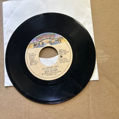 Nick Gilder Prove It/20Th Century Girls 1981 Casablanca 45 - Image 1 of 3