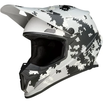 Capacete camuflado Z1R Rise Digi, cinza, quadriciclo, off-road, UTV - Imagem 1 de 4