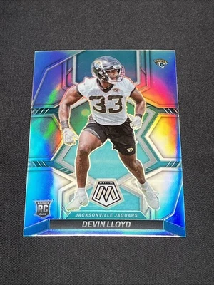 2022 Panini Mosaic Devin Lloyd #375 Silver Prizm (RC) - Jacksonville Jaguars - Image 1 of 2