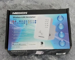 MEDION Wireless-LAN/W-Lan Verstärker MD86977 - Unbenutzt - Org.verpackt - Bild 1 von 2