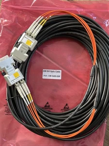 DVI Optic Cable 30M P/N CW-5400-99F w/ CPU To Monitor Connector Module - Picture 1 of 4