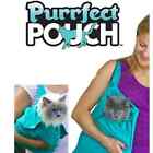Purrfect Pouch Comfy Cat Carrier Grooming Sack Green - New in Package!