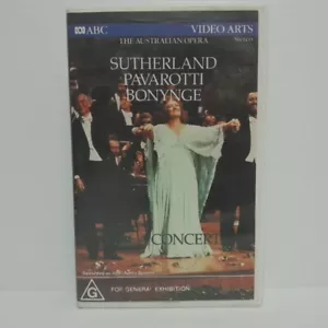 The Australian Opera, Sutherland Pavarotti, Bonynge. Gala Concert VHS PAL Tested - Picture 1 of 5