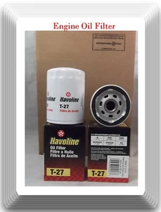 Filtro de aceite de motor T27 Havoline hecho en EE. UU. Se adapta a: GM Isuzu Toyota 1980-2005 - Imagen 1 de 1