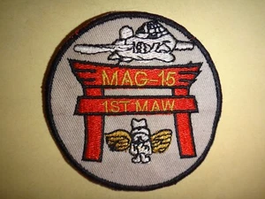 USMC MAG-15 1st Marine Aircraft Wing (MAW) Patch - Picture 1 of 3