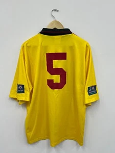 Watford 1997/98 Match Worn Home Football Shirt Soccer Jersey Mizuno 5 Sz 2XL - Picture 1 of 12
