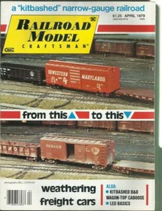 Railroad Model Craftsman April 1979 Huntingdon Valley PA Commuter Shelter Plans - Picture 1 of 1