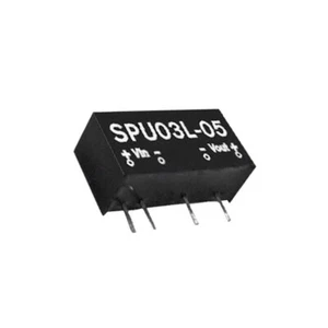 SPU03L-05 Wandler: DC/DC 3W UEing: 4,5-5,5V 5VDC IAusg: 600mA SIP 2,9g MEAN WELL - Picture 1 of 1