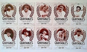 BABE RUTH 2016 HOJA COTIZABLES JUEGO DE INSERCIONES {Q1-10} - Imagen 1 de 1