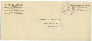 7. März 1932 USS Navy Black Hawk Asiatic Station - Bild 1 von 1