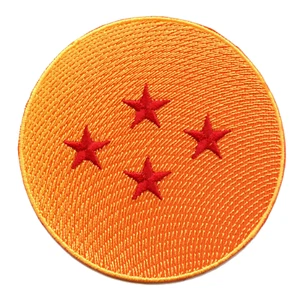 Anime Ball 4 Stars Logo Embroidered Iron On Patch - Picture 1 of 2