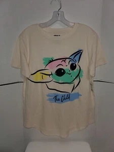 Star Wars BABY YODA TEENS XL (15/17) SHIRT The Child Grogu Easter Valentines NWT - Picture 1 of 5