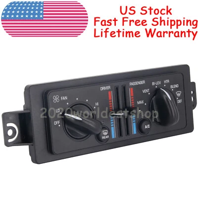 Unidad de control de clima doble aire acondicionado calentador Buick Century 1999-04 10308120 1572734 Foto 1 de 4