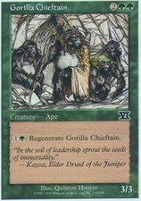4x Gorilla Chieftain MTG 6th Edition / Classic NM Magic Regular
