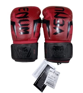Venum Elite Boxing Gloves 10 Oz In Red Camo - Picture 1 of 3