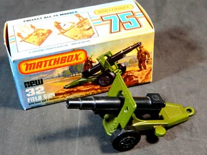Matchbox 75 Field Gun Nummer 32 mit Box - Bild 1 von 5