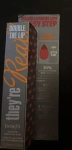 Benefit They’re Real Lipstick And Liner In One~Flame Game~NIB~0.05 Oz X2~Full - Picture 1 of 2