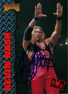 Tarjeta Nitro Topps 1999 firmada por Kevin Nash WCW Nuevo Orden Mundial #43 JSA Autenticada - Imagen 1 de 3