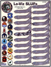 Furball Decals 1/48 L.T.V. A-7E CORSAIR II LO-VIZ SLUFs U.S. Navy Versions
