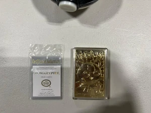 Pokemon Jigglypuff 23k Gold Plated with Pokeball 1999 Used Burger King Promo - Picture 1 of 5