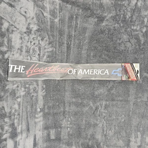 Vintage Static Cling Windshield Sunscreen Chevrolet The Heartbeart of America - Picture 1 of 11