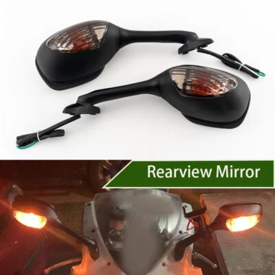 Espejos retrovisores con intermitente para Suzuki GSXR 1000/GSXR600 GSX-R 750 2006-2024 Foto 1 de 4