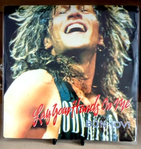 Bon Jovi - Lay Your Hands On Me - 1989 Fontana (JOV6) UK Import - 7" Vinyl - Picture 1 of 4