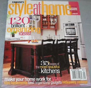 Revista Style at Home septiembre 2008 120 ideas de organización brillantes. - Imagen 1 de 12