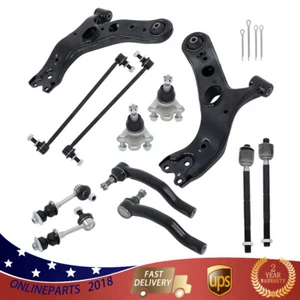 2006 - 2014 For Toyota RAV4 Suspension Kit Front Lower Control Arm Tie Rod 12PCS - Picture 1 of 13