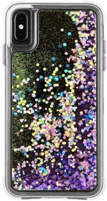 Case-Mate iPhone XS MAX Waterfall Glow Case 10 Ft Drop Protection | Purple Glow - Image 1 of 4