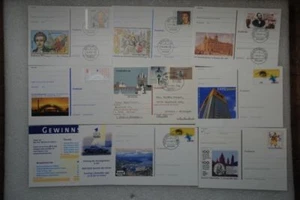 B2 BUND Ganzsachen Lot 85 Stück Sonderpostk., gelaufen, ungel., Sonderst. u.s.w. - Bild 1 von 8