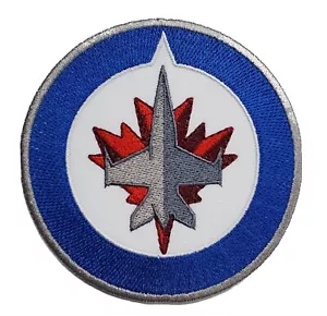 Winnipeg Jets NHL Hockey Embroidered Iron On Patch Stanley Cup 3.9" - Picture 1 of 3