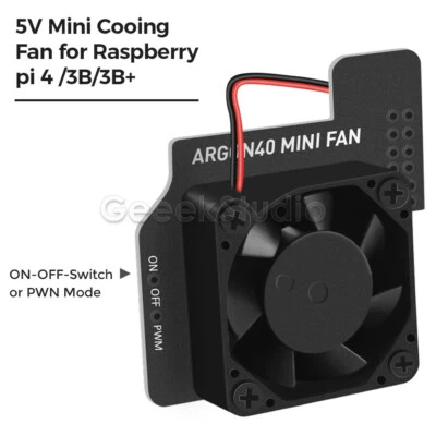 5V Mini Cooling Fan (Plug and Play) for Raspberry Pi with PWM Controllable - Image 1 of 4