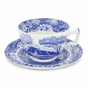 Spode Blue Italian Breakfast Cup & Saucer - Picture 1 of 1